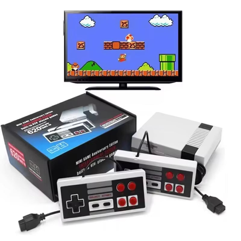 620 Video Game Consoles FC Classic Nostalgic Retro NES 8-Bit 414 Mini MIN Double Sparring Host Indoor Game Console